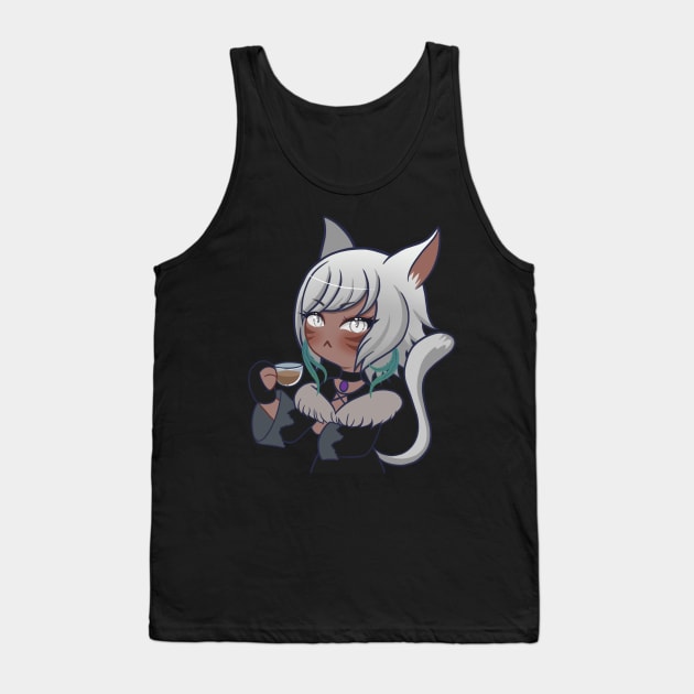 Tea for Y'shtola Tank Top by Dream Arkanum